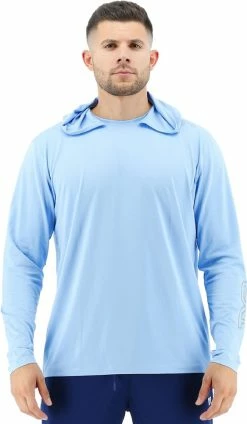 TYR SunDefense Hooded Shirt - Men's -Outdoor Product Sales 1c157cda eca5 4833 afc9 e90f1a2c6112