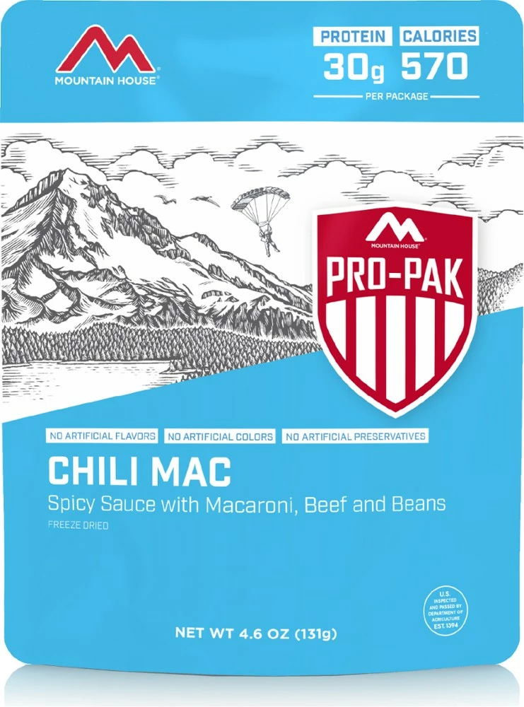 Mountain House Chili Mac Pro-Pak - 1 Serving 1 Mountain House Chili Mac Pro-Pak - 1 Serving