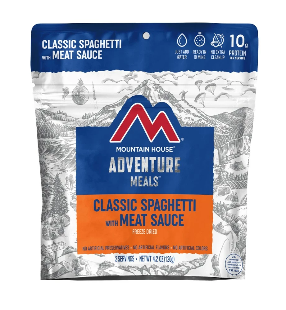 Mountain House Classic Spaghetti with Meat Sauce - 2 Servings 1 Mountain House Classic Spaghetti with Meat Sauce - 2 Servings