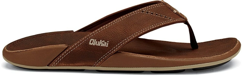 OluKai Nui Leather Flip-Flops - Men's 1 OluKai Nui Leather Flip-Flops - Men's