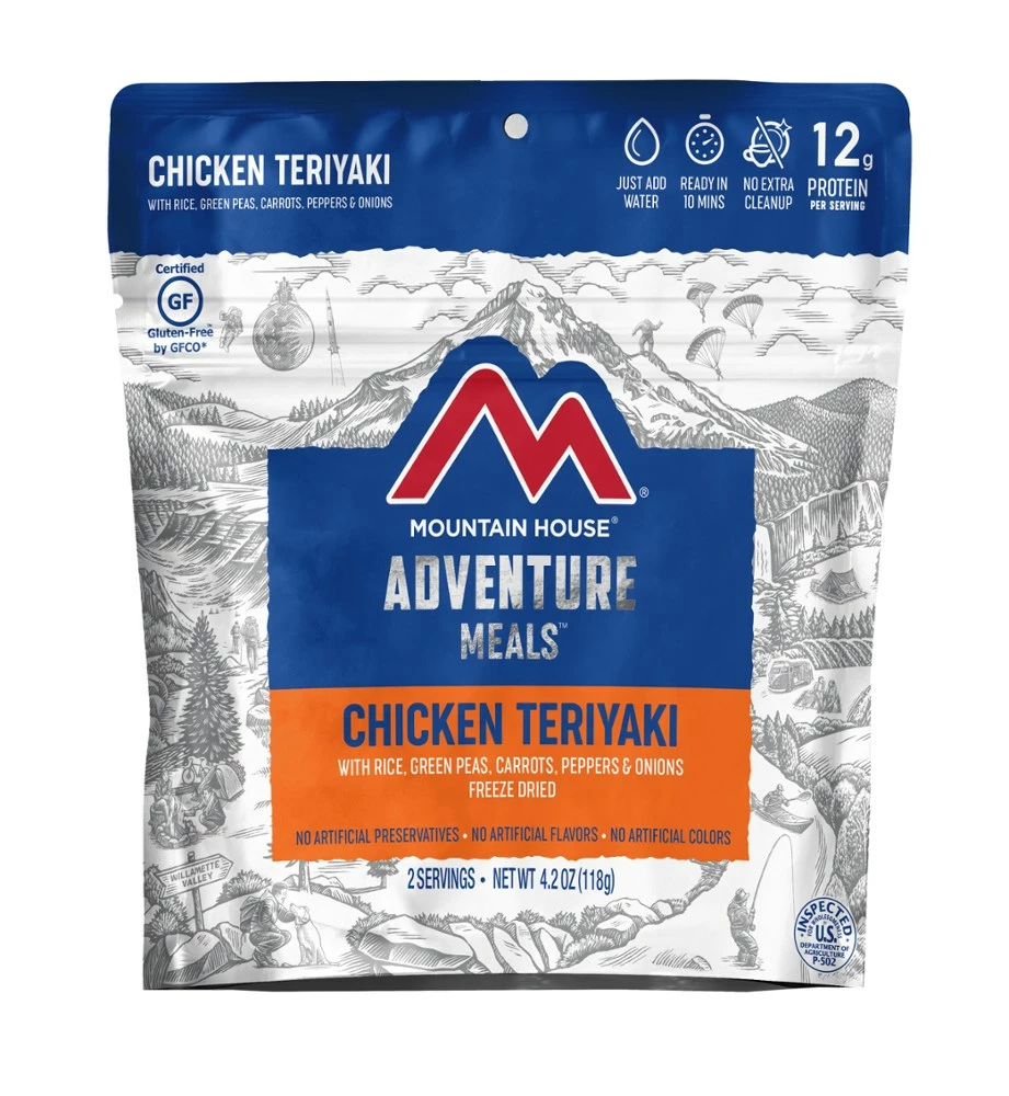 Mountain House Chicken Teriyaki with Rice - 2 Servings 1 Mountain House Chicken Teriyaki with Rice - 2 Servings